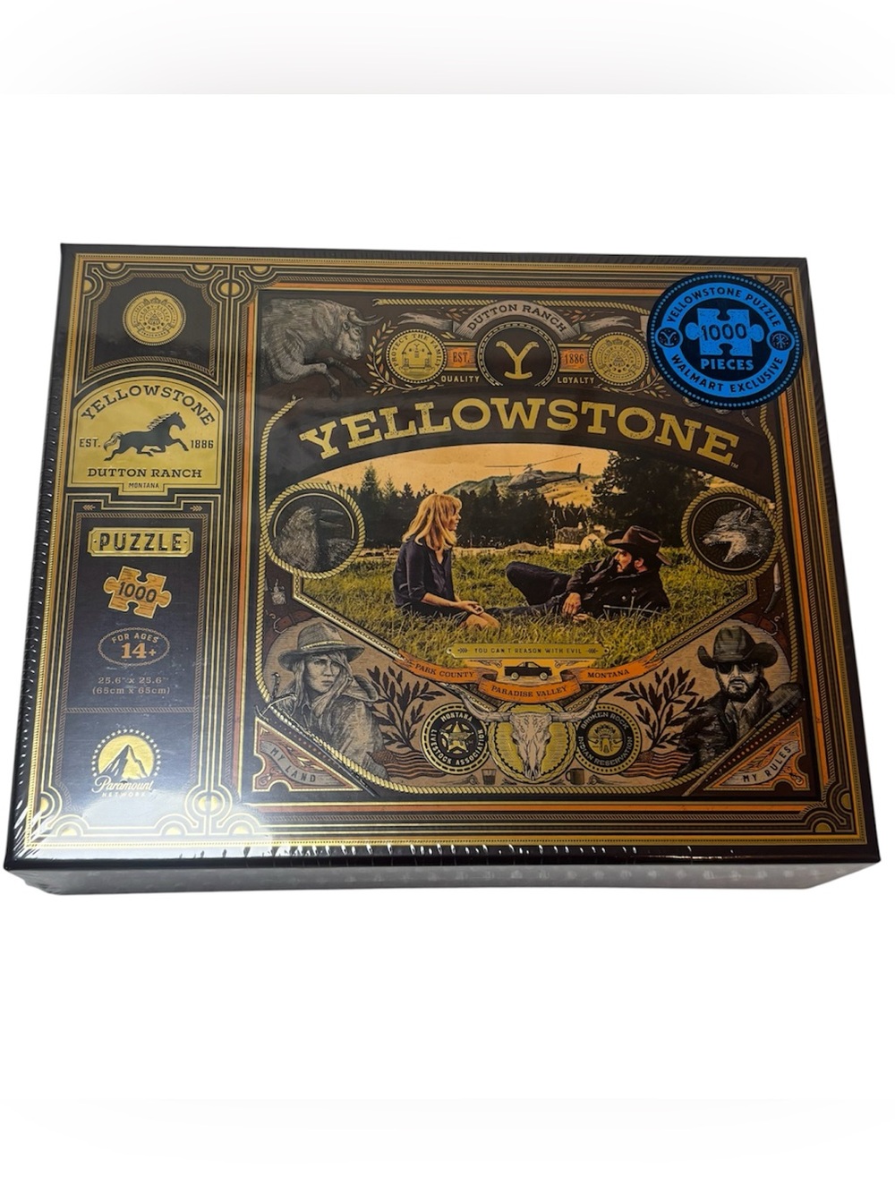 Yellowstone Premium Collectible Walmart Exclusive 1000 Piece Dutton Ranch Puzzle